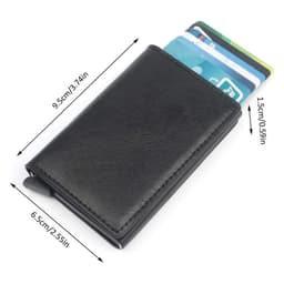 image-RFID anti-theft carbon fiber men's wallet credit card holder Men's wallet foreign trade multi-function wallet Men Wallet
