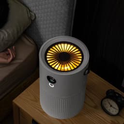 image-The new AP01 negative ion air purifier can be used as a deodorizing and formaldehyde-removing air freshener for bedrooms.