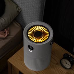 image-The new AP01 negative ion air purifier can be used as a deodorizing and formaldehyde-removing air freshener for bedrooms.