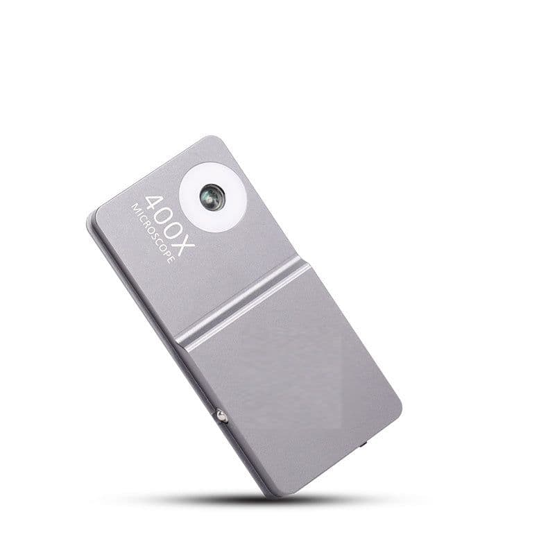 image-Aluminum Alloy Tpu Mobile Phone Microscope Lens 400X HD Magnification