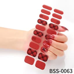 image-customized gel nail stickers 3D lighting light therapy semi-cured nail stickers European and American Amazon gel nail stickers