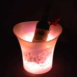 image-Special luminous ice bucket for bar KTV, waterproof frosted plastic bucket, colorful drop resistant LED ice bucket
