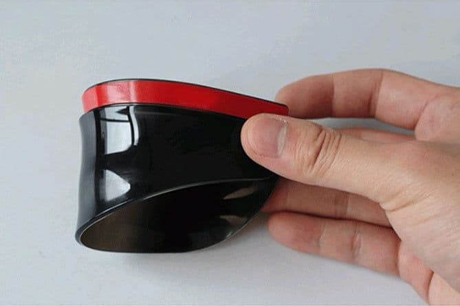 image-Car Rearview Mirror Rain Protection Eyebrows 2-piece Set