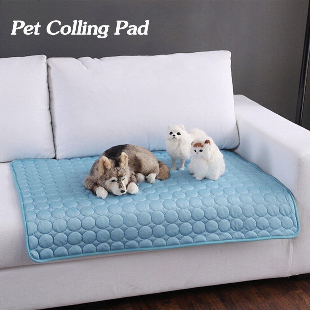 image-Pet Dog Cat Ice Silk Cold Nest Pad For Cooling In Summer