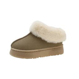 image-Thick-soled warm snow boots for women 2023 winter thickened warm fur all-in-one comfortable outer wear casual furry shoes