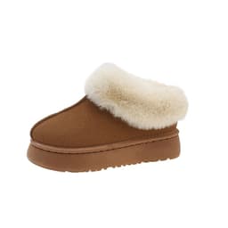image-Thick-soled warm snow boots for women 2023 winter thickened warm fur all-in-one comfortable outer wear casual furry shoes