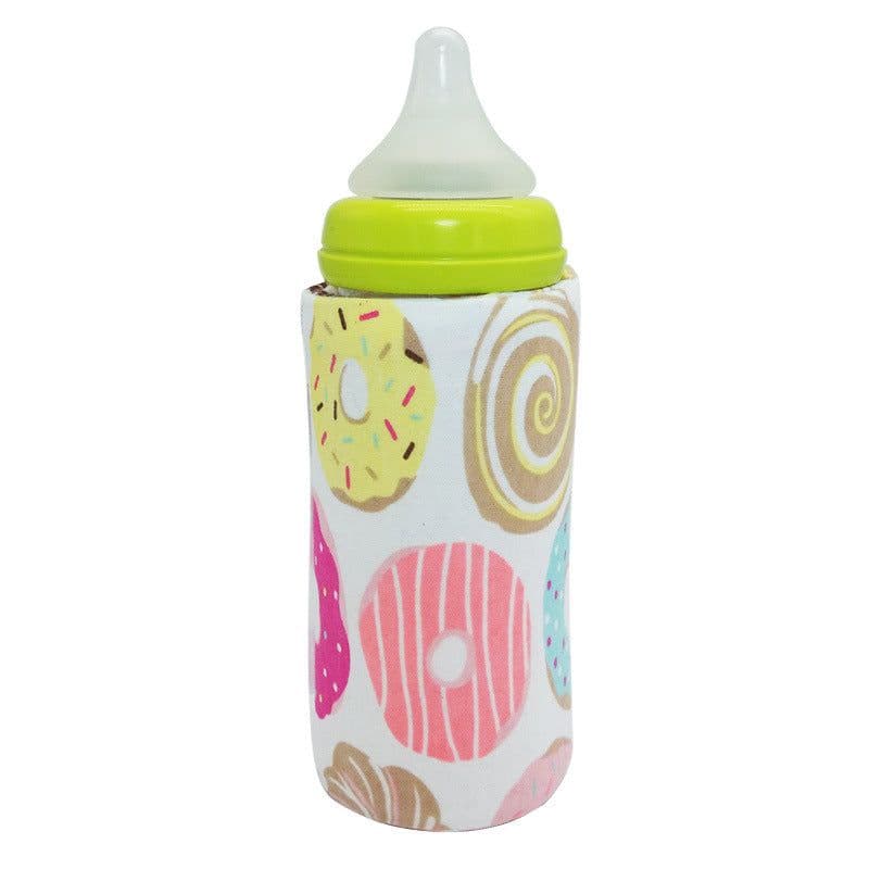 image-USB Milk Water Warmer Travel Stroller Insulated Bag Portable Baby Nursing Bottle Heater Cover Baby Food Warmer Bottle Warmer