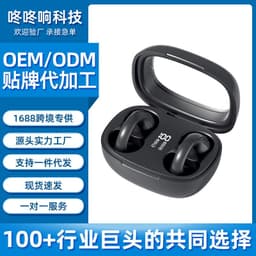 image-Wireless Bluetooth headset mini new clip-on Bluetooth headset wireless high power noise reduction factory wholesale battery life