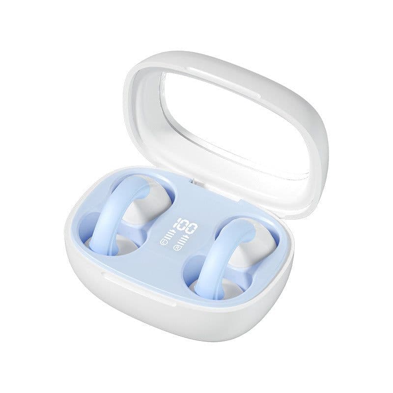 image-Wireless Bluetooth headset mini new clip-on Bluetooth headset wireless high power noise reduction factory wholesale battery life