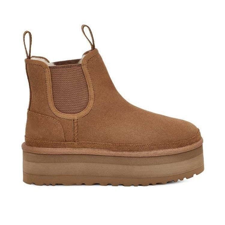 image-Thick-soled snow boots for women 2022 autumn and winter new elastic band heightening cotton shoes winter plus velvet slip-on Chelsea