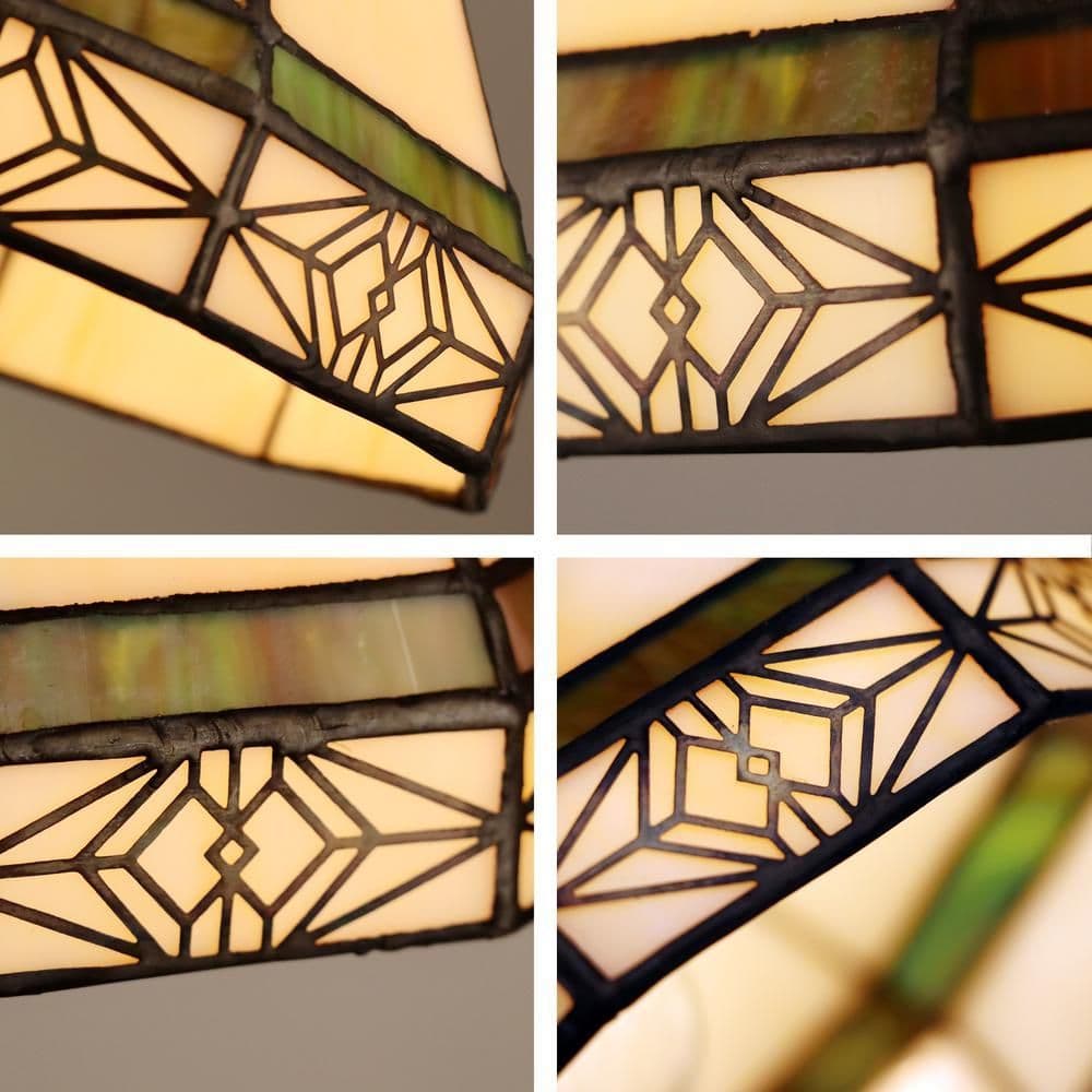 image-Belle Mission-Style 1 Light Blackish-Bronze Finish Mini Pendant Ceiling Fixture