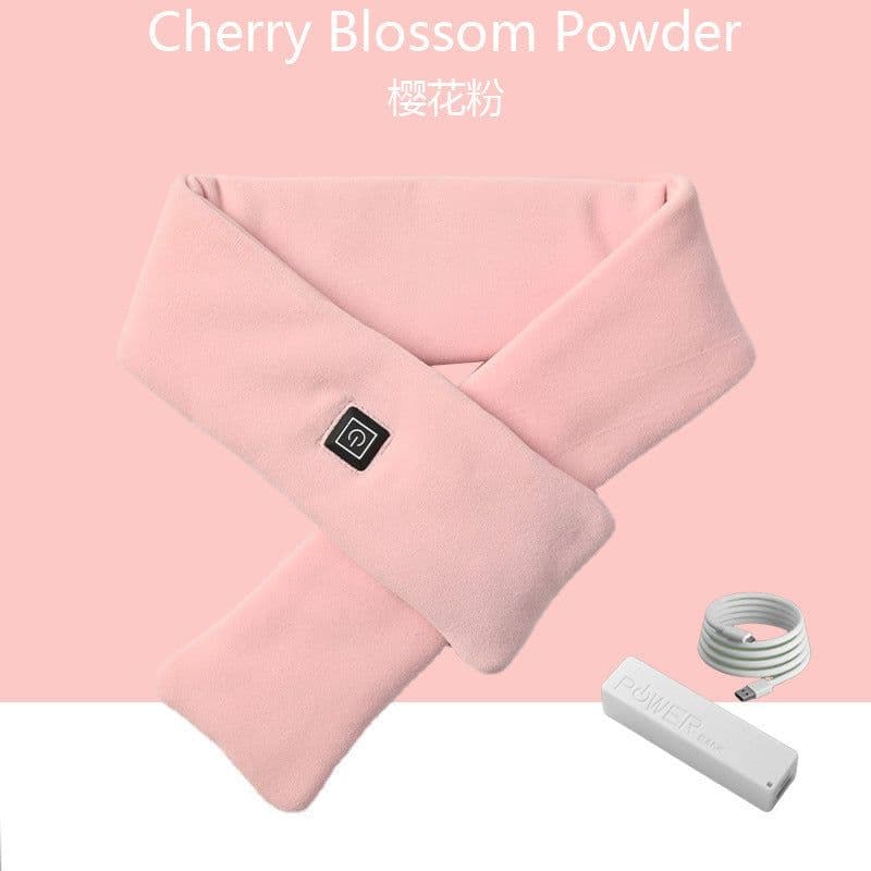 image-New electric heating scarf smart charging heating scarf winter electric heating men's and women's scarf heating shoulder pads and neck warmer artifact