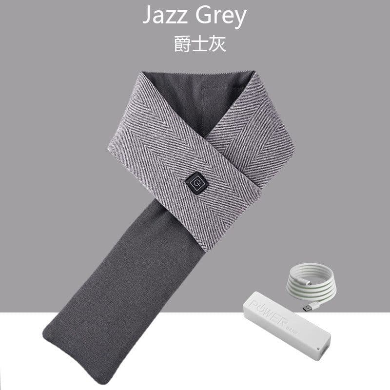 image-New electric heating scarf smart charging heating scarf winter electric heating men's and women's scarf heating shoulder pads and neck warmer artifact