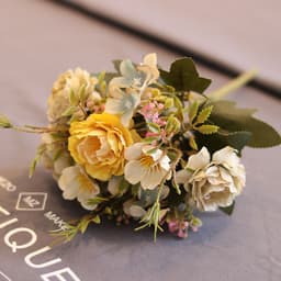 image-Silk Flower Bouquet Arrangement - Pink