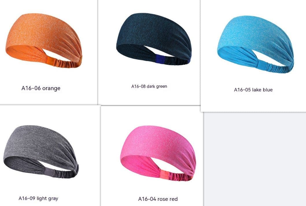 image-Quick-drying Antiperspirant Yoga Hair Band For Women