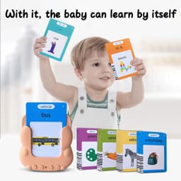 image-Cross-Border English Flash Cards Foreign Trade Children's Puzzle Flash Memory Card Digital Camera Amazon Early Education Card Inserting Machine