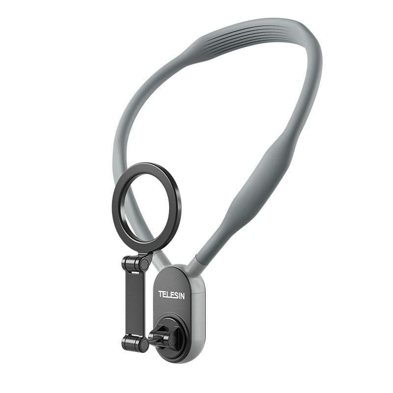 image-TELESIN Taixun magnetic mobile phone hanging neck holder is suitable for Apple hanging neck holder quick release first perspective shot
