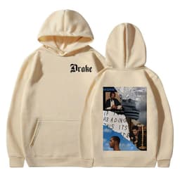image-Rapper Drake Music Album Cover Graphic Hoodies Men's Fashion