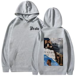 image-Rapper Drake Music Album Cover Graphic Hoodies Men's Fashion
