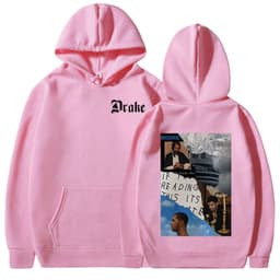image-Rapper Drake Music Album Cover Graphic Hoodies Men's Fashion