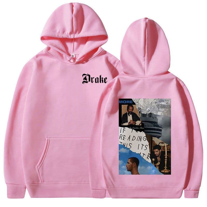 image-Rapper Drake Music Album Cover Graphic Hoodies Men's Fashion