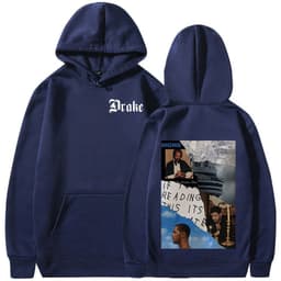 image-Rapper Drake Music Album Cover Graphic Hoodies Men's Fashion