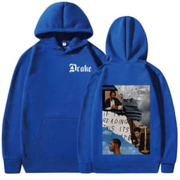 image-Rapper Drake Music Album Cover Graphic Hoodies Men's Fashion