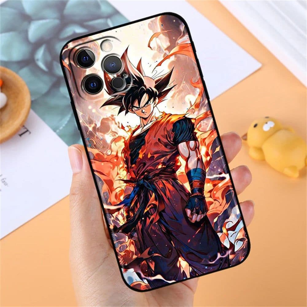 image-Suitable for iPhone15 cartoon animation Dragon Ball mobile phone case