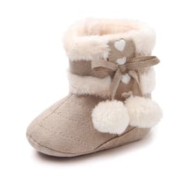 image-Tong Youyuan Cotton Boots - Apricot Toddler 13.5cm