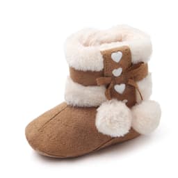 image-Tong Youyuan Cotton Boots - Apricot Toddler 13.5cm