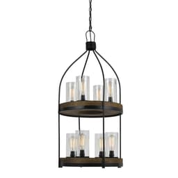 image-60W X 8 Chardon Metal/Wood Fixture(Edison Bulbs Not Included)