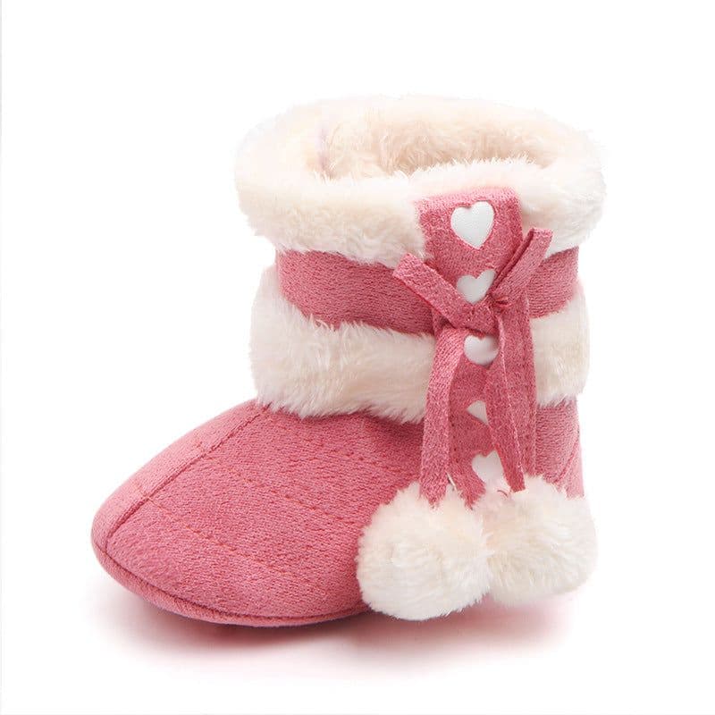 image-Tong Youyuan Cotton Boots - Apricot Toddler 13.5cm