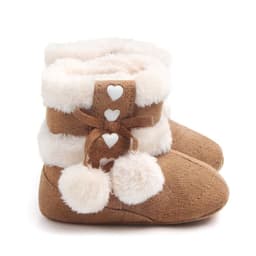 image-Tong Youyuan Cotton Boots - Apricot Toddler 13.5cm