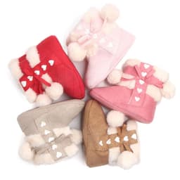 image-Tong Youyuan Cotton Boots - Apricot Toddler 13.5cm