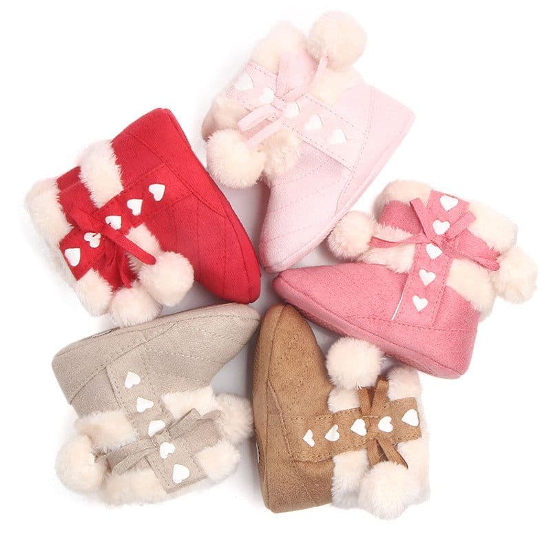 image-Tong Youyuan Cotton Boots - Apricot Toddler 13.5cm