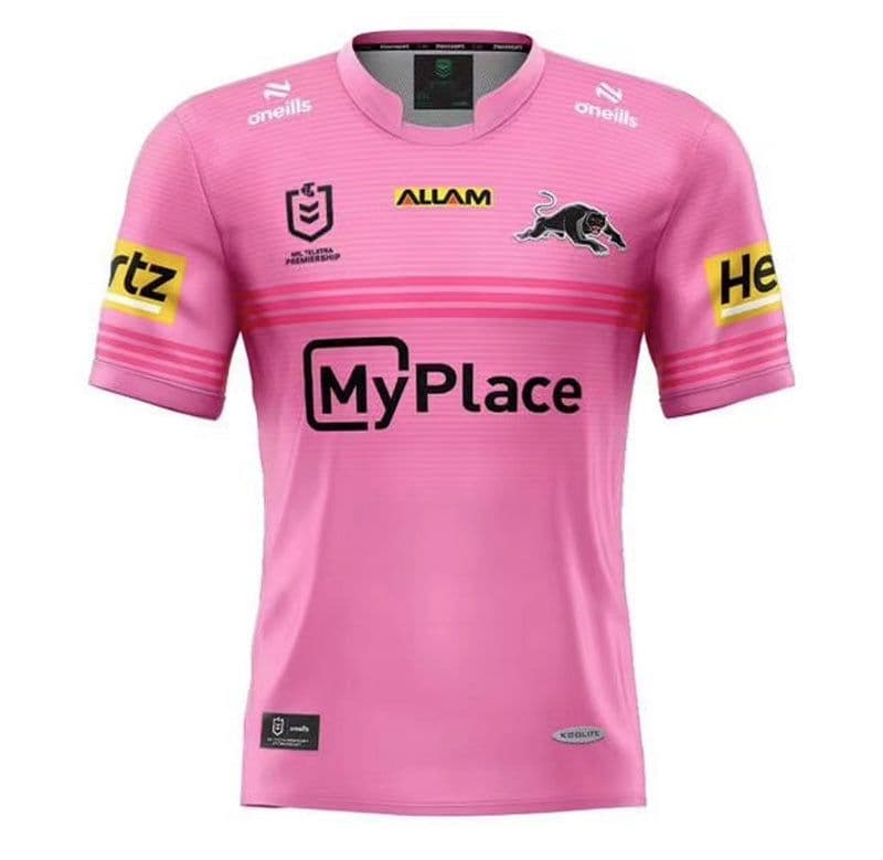 image-2024NRL Navy Jaguars rugby jersey home and away short-sleeved top training suit Rugbyjersey