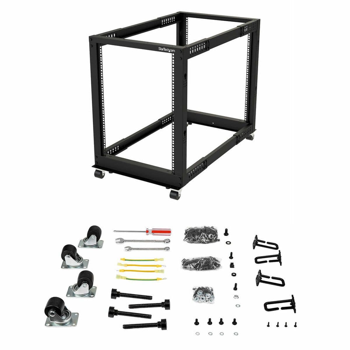 image-Wall-mounted Rack Cabinet Startech 4POSTRACK15U