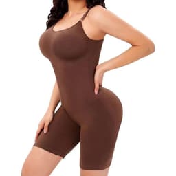 image-One-piece body-shaping garment, waistband, postpartum repair long-leg pants, seamless ribbed adjustable TIKTOK bodysuit