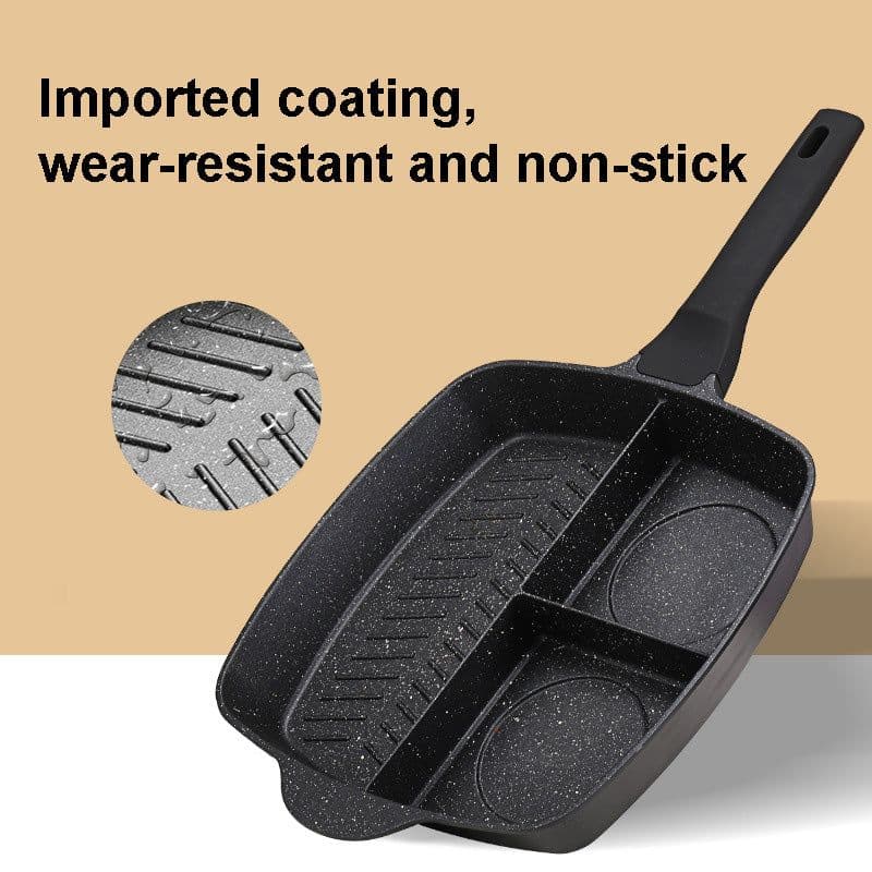 image-Non-stick Three-in-one Multi-function Omelette Pan