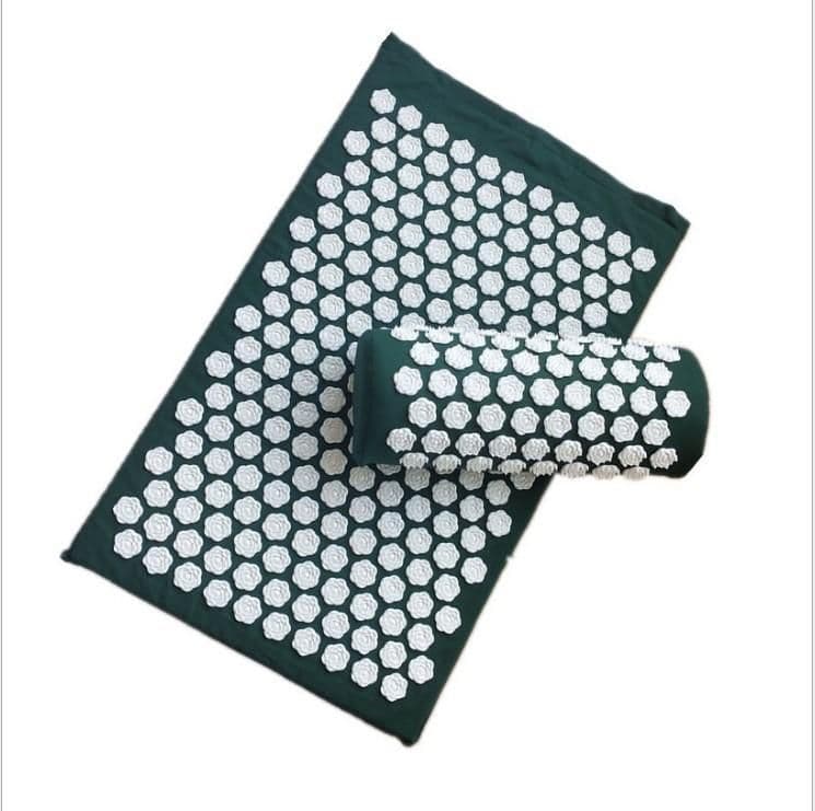 image-Lotus Acupucture Mat Massage Cushion With Pillow