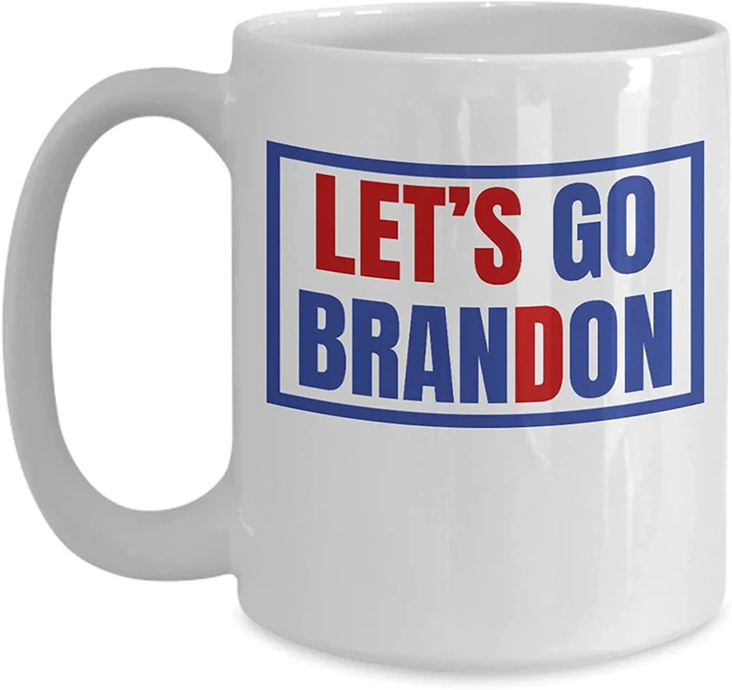 image-Let's Go Brandon Ceramic Coffee Mark Cup Tea Water Cup English