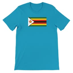 image-Drapeau du Zimbabwe - T-shirt unisexe premium ras du cou