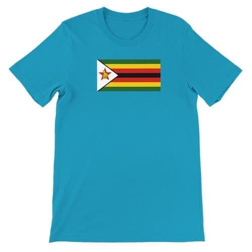 image-Drapeau du Zimbabwe - T-shirt unisexe premium ras du cou