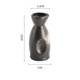 image-Japanese Style Ceramic Wine Pot - Handmade Baijiu Carafe