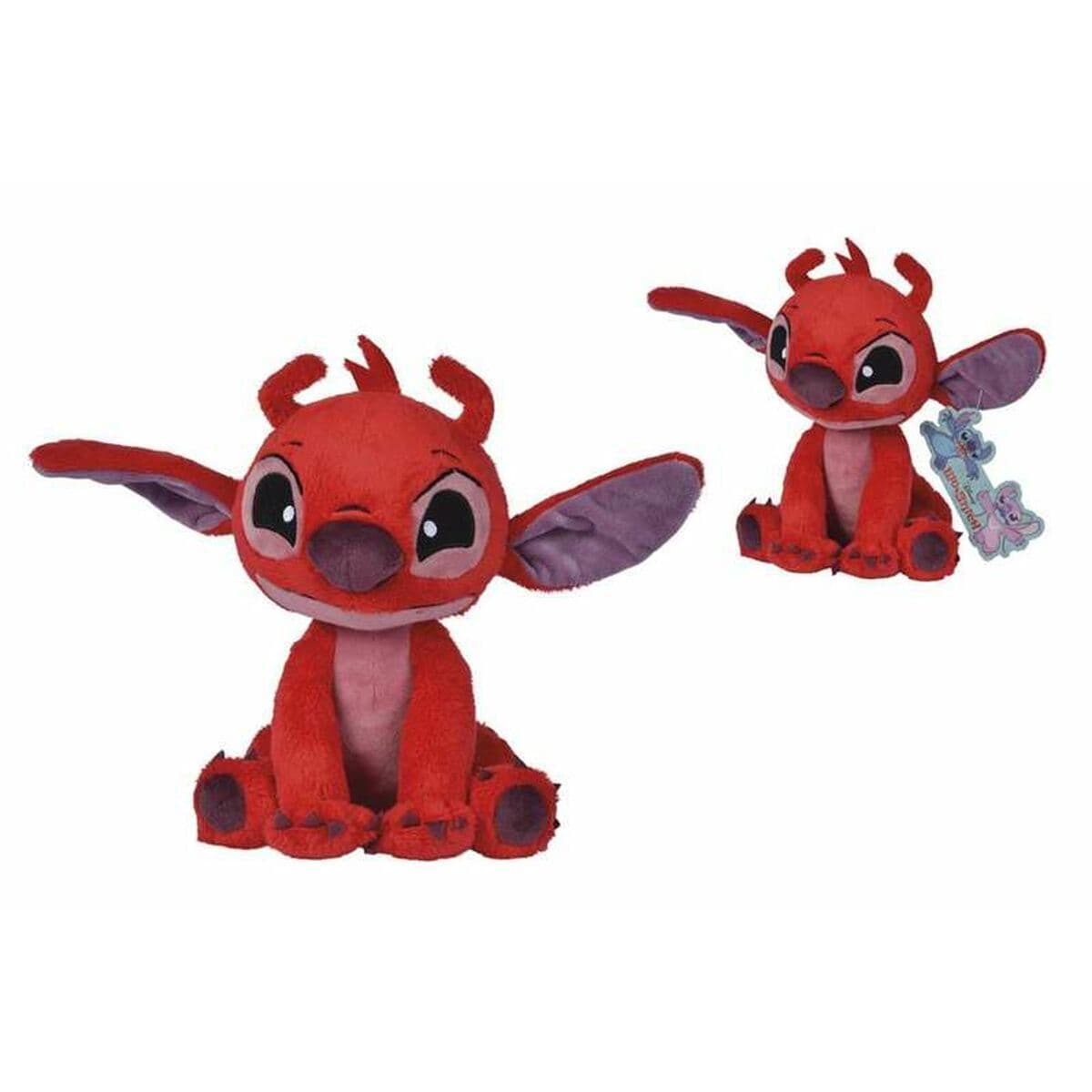 image-Fluffy toy Stitch Leroy 25 cm Red Multicolour