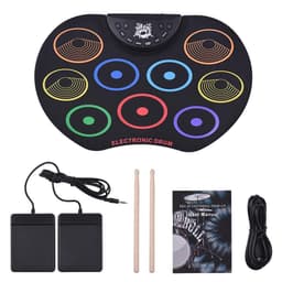 image-Compact Size Electronic Colorful Hand Roll Drum