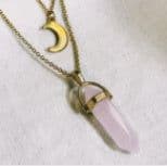 image-Moon Hexagonal Column Pendant