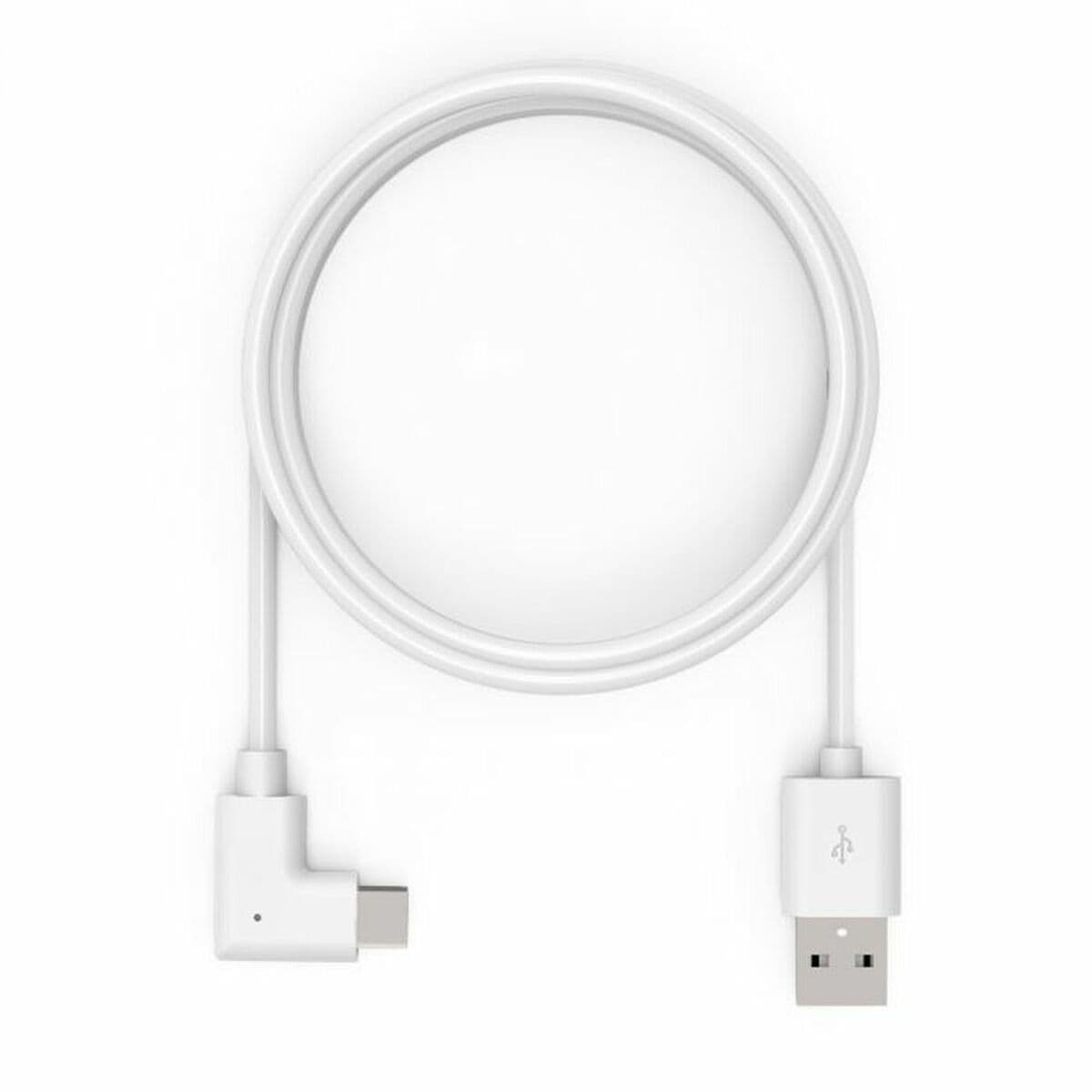 image-USB A to USB C Cable Compulocks 6FT90DUSBCW White