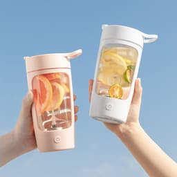 image-Electric Stirring Cup Portable Handy Water Cup Gift