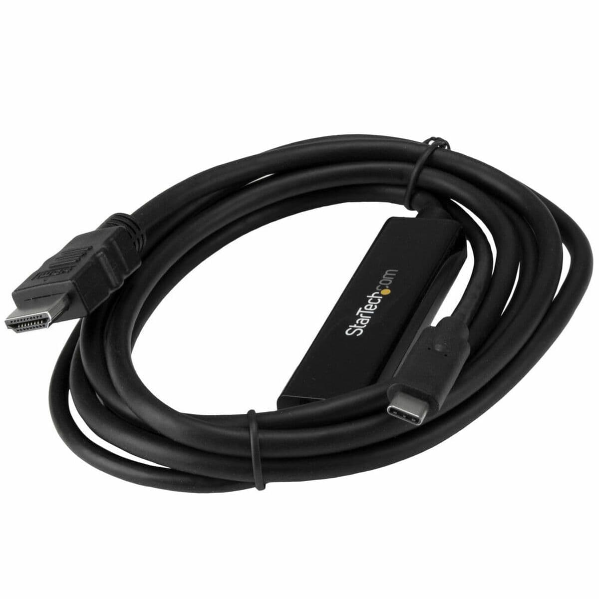 image-USB-C to HDMI Cable Startech CDP2HDMM2MB Black 2 m 4K Ultra HD
